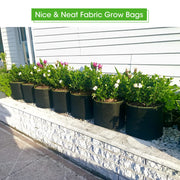 5-Pack 5 Gallons Plant Grow Bag Flower Container Pots with Handles Garden Planter V324-GD-5XGROWBG7G
