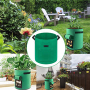 5-Pack 5 Gallons Plant Grow Bag Potato Container Pots with Handles Garden Planter V324-GD-5XPOGROWBG7G