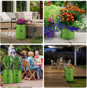 5-Pack 5 Gallons Plant Grow Bag Potato Container Pots with Handles Garden Planter V324-GD-5XPOGROWBG7G