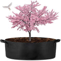 1 Pack 400 Gallon 180cm 60cm Grow Bag Heavy Duty Thickened Plant Pots with Handles for Farming Gardening Tree V324-GD-GROWBG18060CM