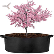 1 Pack 400 Gallon 180cm 60cm Grow Bag Heavy Duty Thickened Plant Pots with Handles for Farming Gardening Tree V324-GD-GROWBG18060CM