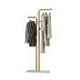 Metal Coat Rack Marble Base Hooks Clothes Coats Bag Tree Hat Display Hanger Stand Organiser 2 Pole V324-H-CRACKGDWH-D