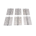 Pack of 6 Hinge 3.5 Inch Stainless Steel Door Hinges Cabinet Door Hinges Furniture V324-HG-12405