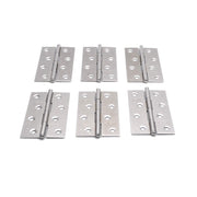 Pack of 6 Hinge 3.5 Inch Stainless Steel Door Hinges Cabinet Door Hinges Furniture V324-HG-12405