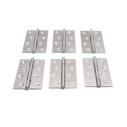 Pack of 6 Hinge 3.5 Inch Stainless Steel Door Hinges Cabinet Door Hinges Furniture V324-HG-12405