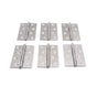 Pack of 6 Hinge 3.5 Inch Stainless Steel Door Hinges Cabinet Door Hinges Furniture V324-HG-12405