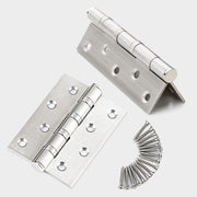 304 Flat Pin Hinge Spring 2Pack 100mm Folding Butt Door Cabinet Hinges Folding Furniture Hardware V324-HG-2PC25405