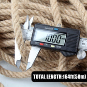 50m Sisal 10mm Rope Natural Twine Cord Thick Jute Hemp Manila Crafting Home Decor V324-HO-10MMSROPE