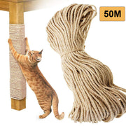50m Sisal 10mm Rope Natural Twine Cord Thick Jute Hemp Manila Crafting Home Decor V324-HO-10MMSROPE
