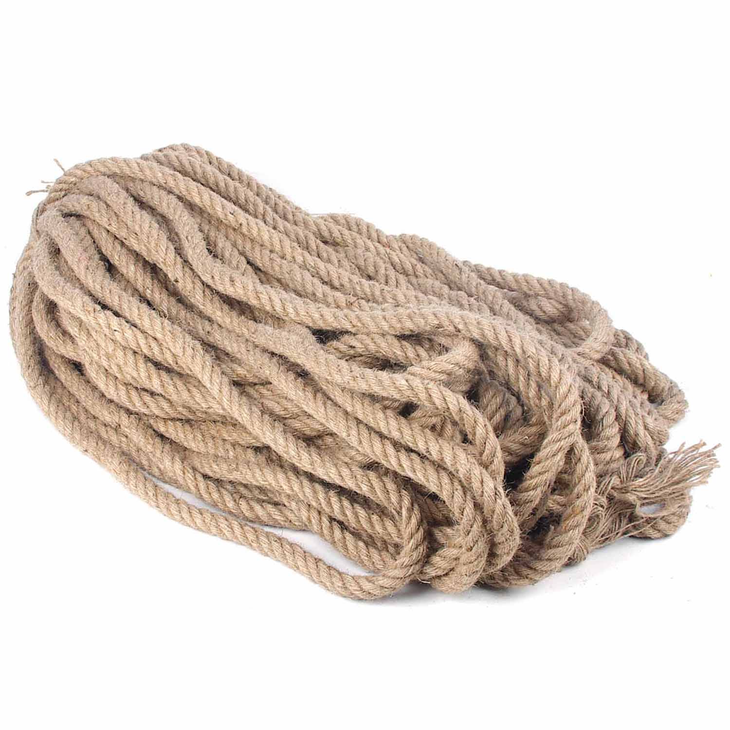 50m Sisal 20mm Rope Natural Twine Cord Thick Jute Hemp Manila Crafting Home Decor V324-HO-20MMSROPE50M
