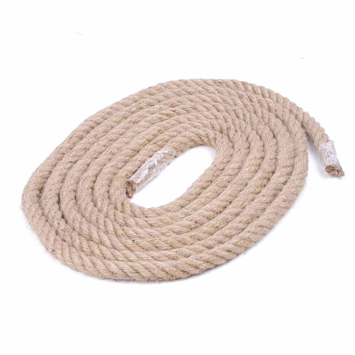 5m Sisal 20mm Rope Natural Twine Cord Thick Jute Hemp Manila Crafting Home Decor V324-HO-20MMSROPE5M