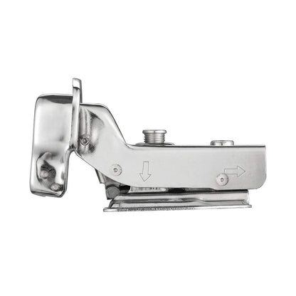 8 Pack 304 Stainless Steel Cabinet Hinges 100 Degree Soft Closing Insert Overlay Door Hinge Nickel Plated V324-HO-8XINHINGE