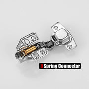 8 Pack 304 Stainless Steel Cabinet Hinges 100 Degree Soft Closing Insert Overlay Door Hinge Nickel Plated V324-HO-8XINHINGE