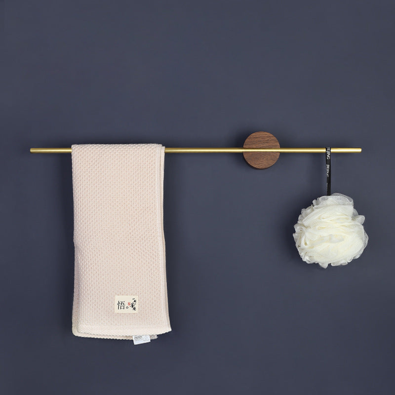60CM Brushed Golden Brass Towel Bar Bathroom Kitchen Hand Towel Rack Holder Hanger V324-HO-BARACK