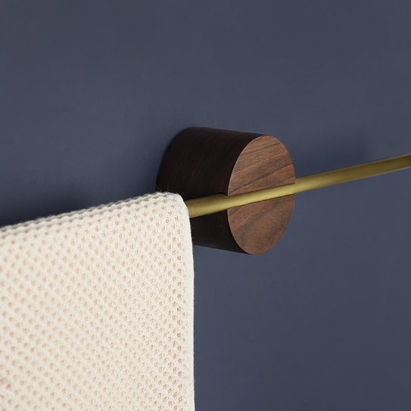 60CM Brushed Golden Brass Towel Bar Bathroom Kitchen Hand Towel Rack Holder Hanger V324-HO-BARACK
