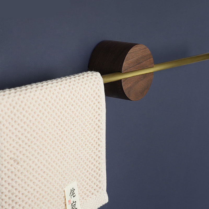 60CM Brushed Golden Brass Towel Bar Bathroom Kitchen Hand Towel Rack Holder Hanger V324-HO-BARACK
