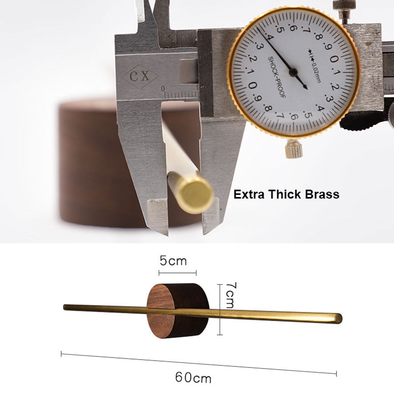 60CM Brushed Golden Brass Towel Bar Bathroom Kitchen Hand Towel Rack Holder Hanger V324-HO-BARACK