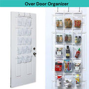 15 Pockets Over The Door Rack Hanging Kitchen Organizer Pantry Organizer Shoe Storage V324-HO-DSTORAGEPVC15PO