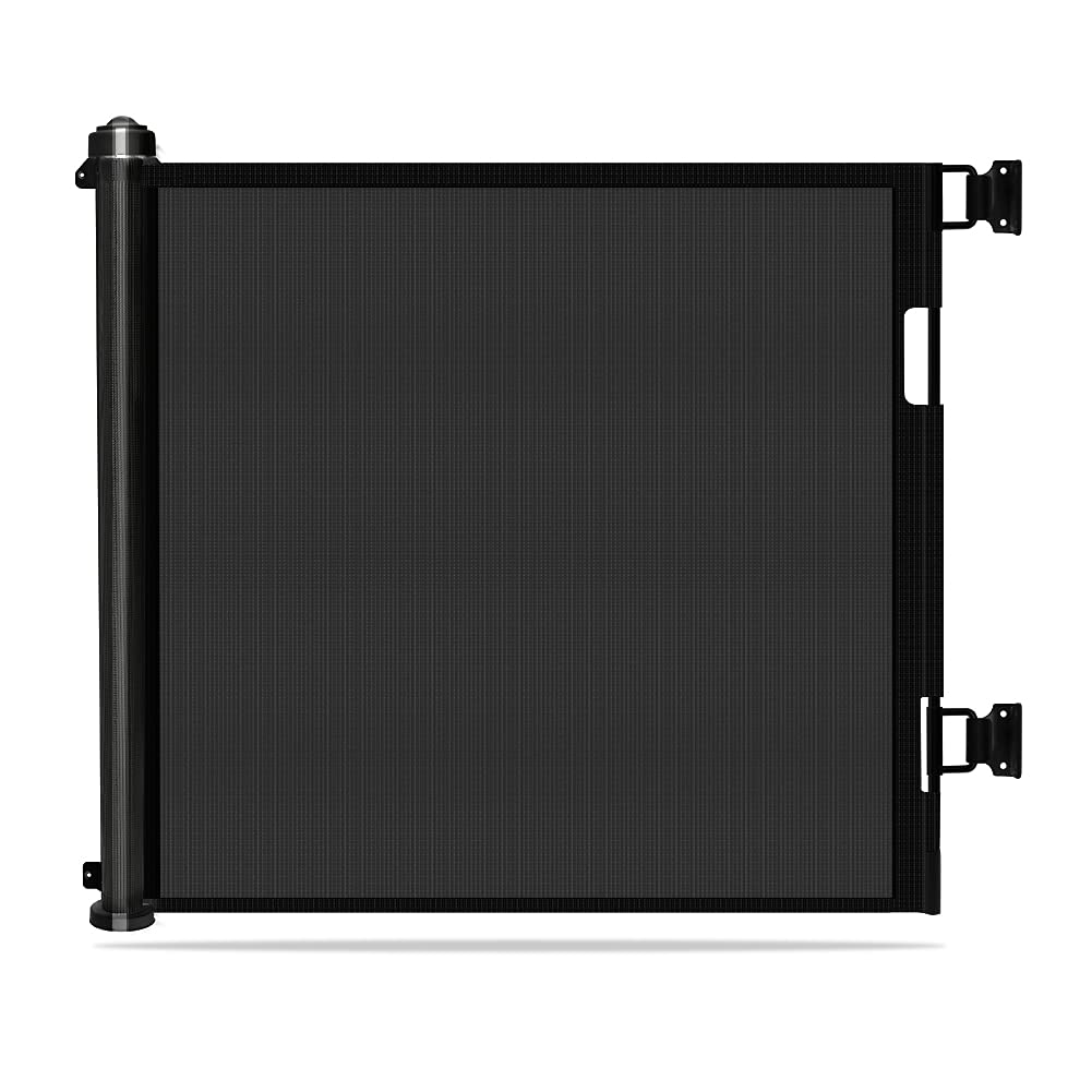 Retractable 1.5M Doorways Hallways Stairs Baby Gate Dog Pet Gate Indoor Outdoor Safety Gates V324-HO-GATEBK15M