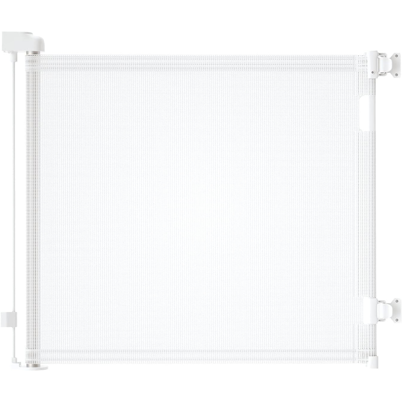 Retractable 1.5M Doorways Hallways Stairs Baby Gate Dog Pet Gate Indoor Outdoor Safety Gates White V324-HO-GATEWH15M