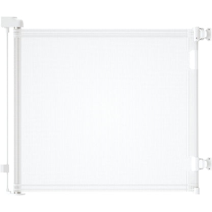 Retractable 1.5M Doorways Hallways Stairs Baby Gate Dog Pet Gate Indoor Outdoor Safety Gates White V324-HO-GATEWH15M