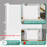 Retractable 1.5M Doorways Hallways Stairs Baby Gate Dog Pet Gate Indoor Outdoor Safety Gates White V324-HO-GATEWH15M
