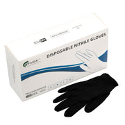 100x Nitrile Black Industrial Mechanic Tattoo Food Disposable Gloves Medium V324-HO-GLOVEMED