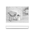40x50cm White Rectangle Wall Bathroom Mirror Bathroom Holder Vanity Mirror Corner Decorative Mirrors V324-HO-MIRRAC4050-WH