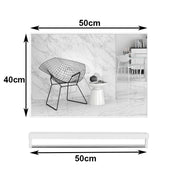 40x50cm White Rectangle Wall Bathroom Mirror Bathroom Holder Vanity Mirror Corner Decorative Mirrors V324-HO-MIRRAC4050-WH