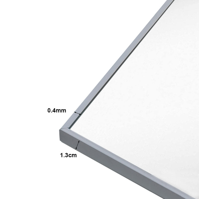 40x50cm White Rectangle Wall Bathroom Mirror Bathroom Holder Vanity Mirror Corner Decorative Mirrors V324-HO-MIRRAC4050-WH