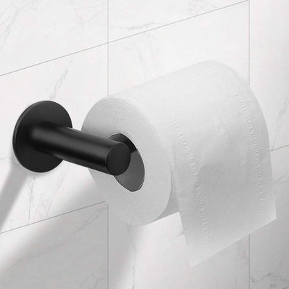 Toilet Paper Holder Self Adhesive Black Bathroom Paper Roll Holder Roll Holder 304 V324-HO-TPHOLD-BK