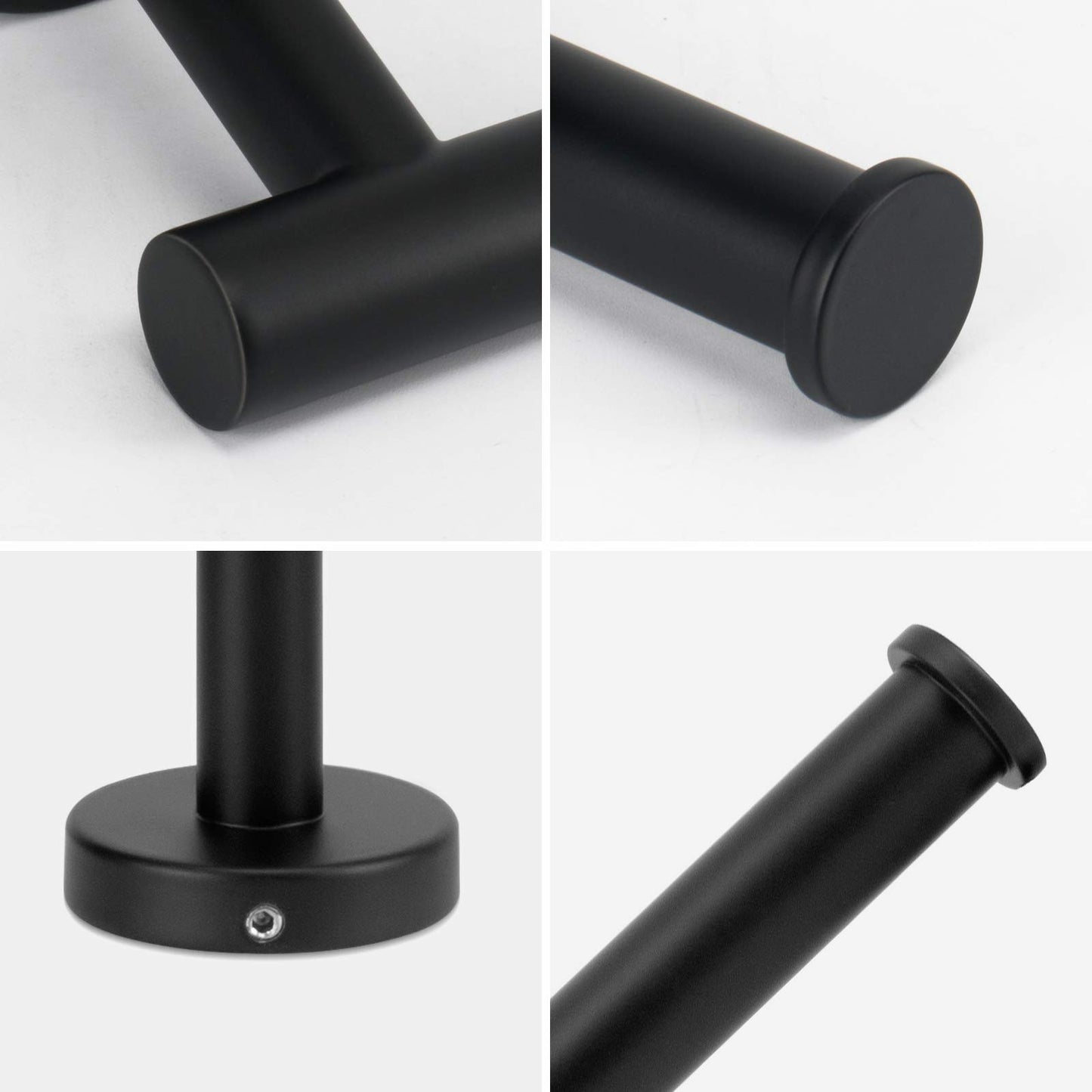 Toilet Paper Holder Black Wall Mount Bathroom Paper Roll Holder Roll Holder 304 V324-HO-TPHOLD-DKBK