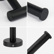 Toilet Paper Holder Black Wall Mount Bathroom Paper Roll Holder Roll Holder 304 V324-HO-TPHOLD-DKBK