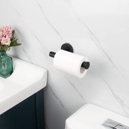 Toilet Paper Holder Black Wall Mount Bathroom Paper Roll Holder Roll Holder 304 V324-HO-TPHOLD-DKBK