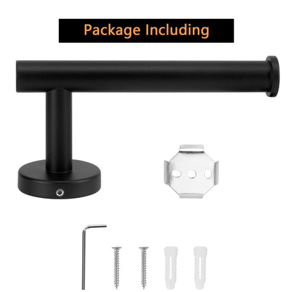 Toilet Paper Holder Black Wall Mount Bathroom Paper Roll Holder Roll Holder 304 V324-HO-TPHOLD-DKBK