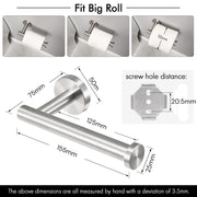 Toilet Paper Holder Bathroom Paper Roll Holder Roll Holder brushed Silver Wall Mount 304 V324-HO-TPHOLD-DKSI