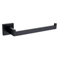Square Hand Towel Holder Ring Wall Mounted Modern Towel Bar Bathroom Kitchen Black V324-HO-TTHOLD-BK