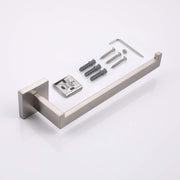 Square Hand Towel Holder Ring Wall Mounted Modern Towel Bar Bathroom Kitchen V324-HO-TTHOLD-SI