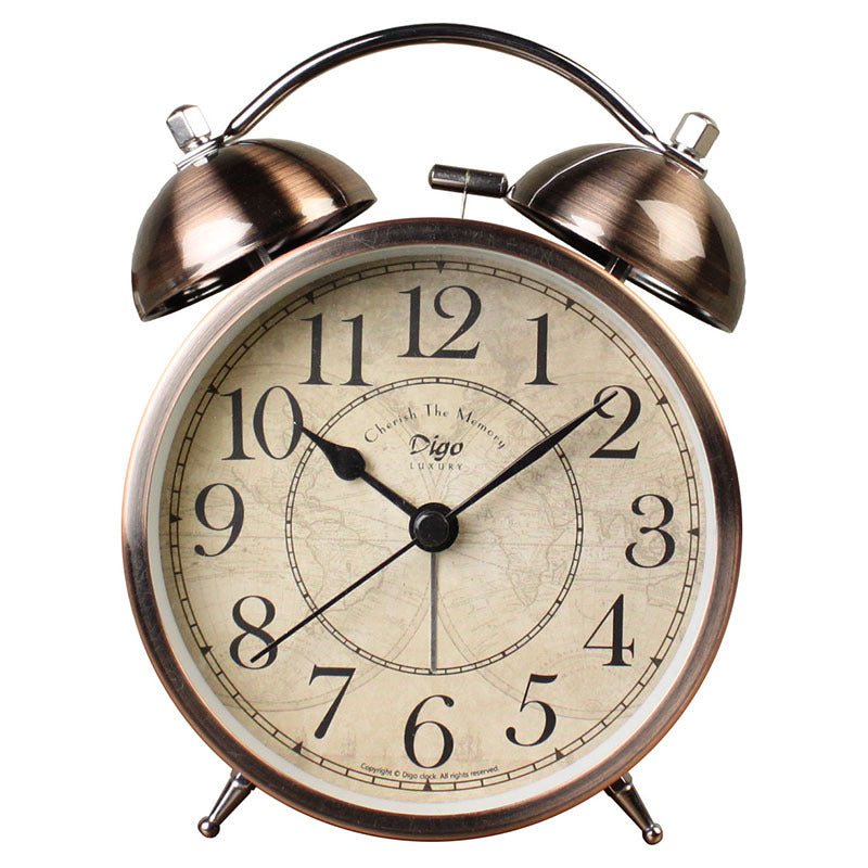 Dual Alarm Clock Twin Bell Alarm Clock, Bedroom Table Desk Alarm Clock Backlight V324-HO-WC45H