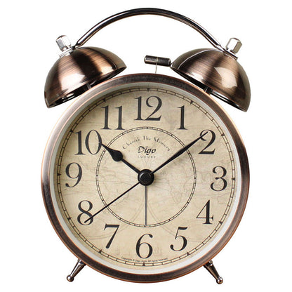 Dual Alarm Clock Twin Bell Alarm Clock, Bedroom Table Desk Alarm Clock Backlight V324-HO-WC45H