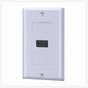 1 Port HDMI Wallplate - Supports 4K, 3D Wall Plate V324-HWP
