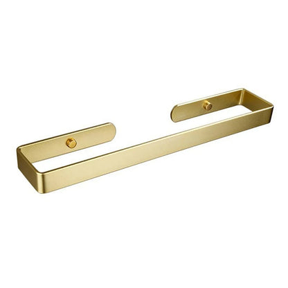 Gold Kitchen Bathroom Paper Holder Towel Holder Self Adhesive or Screw Mount 40cm V324-JWTBATHPAPRACK-40CMGD