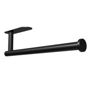 Kitchen Paper Holder Under Cabinet Wall Mount Adhesive Paper Towel Holder Black V324-JWTCPAPERHO-RDBK
