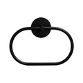 Bathroom Towel Ring Bathroom Towel Rack Adhesive Hand Towels Holder Towel Hanger Black V324-JWTCTOWLRACK-OVBK