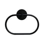 Bathroom Towel Ring Bathroom Towel Rack Adhesive Hand Towels Holder Towel Hanger Black V324-JWTCTOWLRACK-OVBK