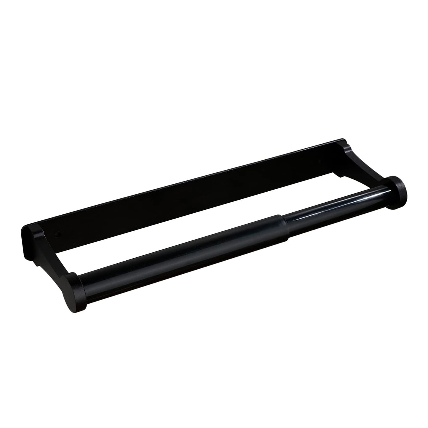 Kitchen Paper Holder Under Cabinet Screw Wall Mount Adhesive Paper Towel Holder Rectangle Black V324-JWTPAPRACK-C8BK