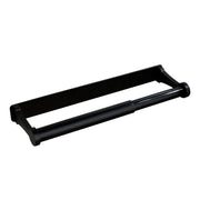 Kitchen Paper Holder Under Cabinet Screw Wall Mount Adhesive Paper Towel Holder Rectangle Black V324-JWTPAPRACK-C8BK