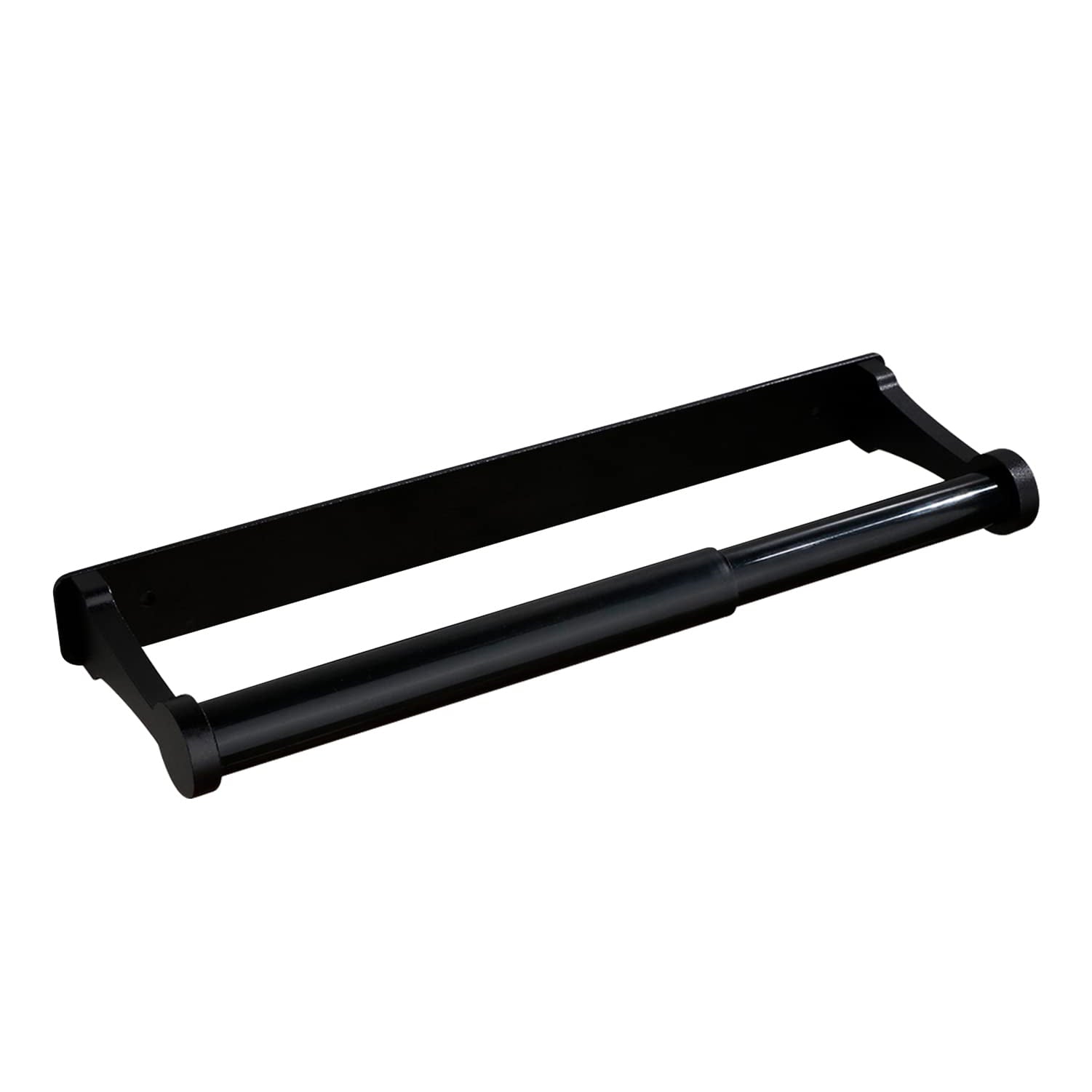 Kitchen Paper Holder Under Cabinet Screw Wall Mount Adhesive Paper Towel Holder Rectangle Black V324-JWTPAPRACK-C8BK