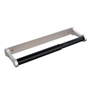 Kitchen Paper Holder Under Cabinet Screw Wall Mount Adhesive Paper Towel Holder Rectangle Silver V324-JWTPAPRACK-C8SIL