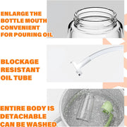 600ml 2 in 1 Glass Oil Sprayer Dispenser Kitchen Sprayz Cooking Baking Oil Bottle BBQ Spray Green V324-KI-OIBOTTLE-GR